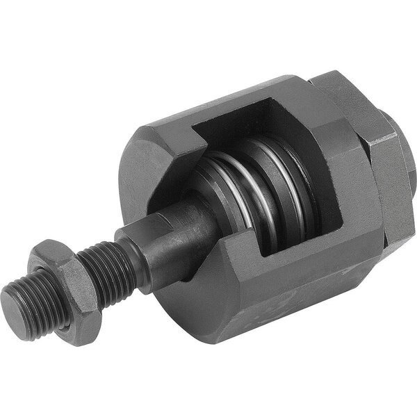 Quick-Fit Coupling W. Angle And Rad. Comp. D=M20X42 Carbon Steel, Comp:Steel, Kipp, Mfr#: K0711.20